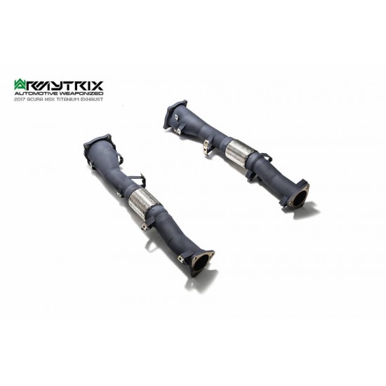 Exhaust System Armytrix HNNC1-DDSC ceramic-coated-downpipe ACURA NSX MK2 3.5L Exhaust Armytrix Armytrix  by https://www.track-frame.com 