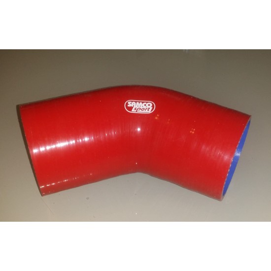 Samco Curve 45° curve 60mm Red Samco Samco Sport  by https://www.track-frame.com 