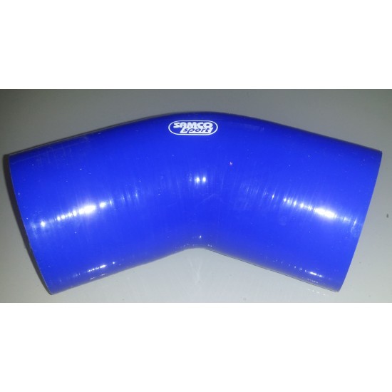 Samco Curve 45° curve 51mm Blue Samco Samco Sport  by https://www.track-frame.com 