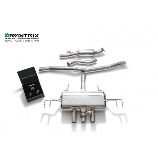 Exhaust System Armytrix HCRF8 cat-back HONDA CIVIC FK8 2.0L Exhaust Armytrix Armytrix  by https://www.track-frame.com 