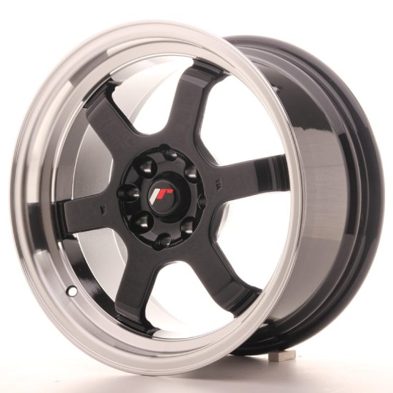 Japan Racing JR12 16x8 ET15 4x100/114 Gloss Black Jr12 Japan Racing  by https://www.track-frame.com 