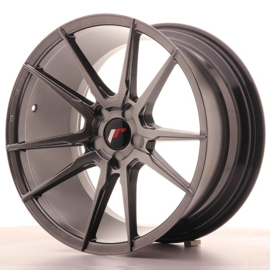 Japan Racing JR21 17x8 ET25 4x100/108 Hiper Black Jr21 Japan Racing  by https://www.track-frame.com 