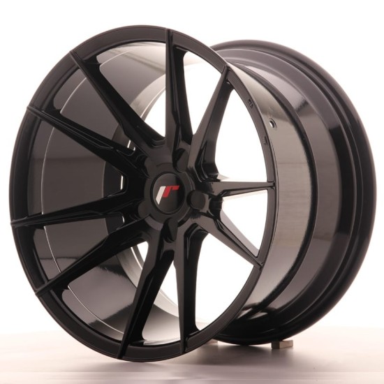 Japan Racing JR21 17x9 ET25-35 Blank Glossy Black Jr21 Japan Racing  by https://www.track-frame.com 