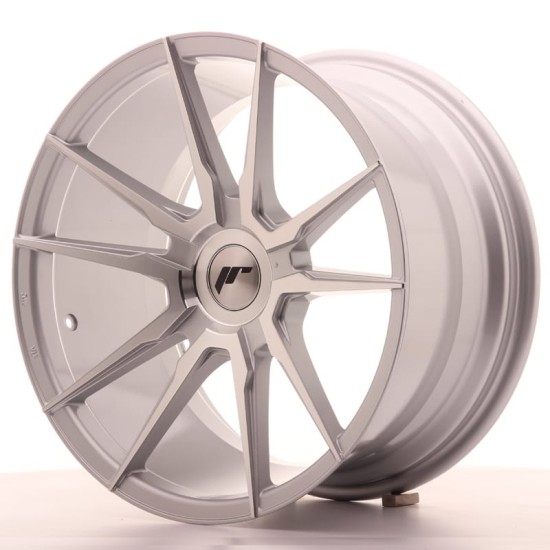 Japan Racing JR21 18x8,5 ET20-30 Blank Silver Mach Jr21 Japan Racing  by https://www.track-frame.com 