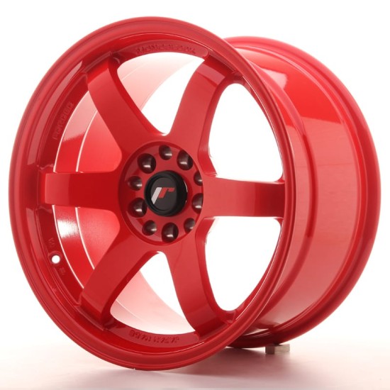 Japan Racing JR3 17x8 ET20-35 Blank Platinum Red Jr3 Japan Racing  by https://www.track-frame.com 