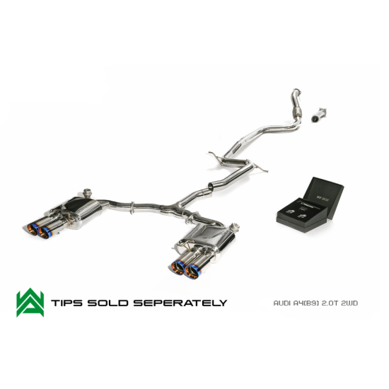 Sistemi di scarico Armytrix AU954 cat-back-4wd AUDI A5 B9 2.0 Exhaust Armytrix Armytrix  by https://www.track-frame.com 