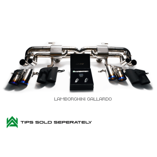 Exhaust System Armytrix LBGL5-C cat-back LAMBORGHINI GALLARDO LP550-2 5.2L - LAMBORGHINI GALLARDO LP560-4 5.2L - LAMBORGHINI GALLARDO LP570-4 5.2L Exhaust Armytrix Armytrix  by https://www.track-frame.com 