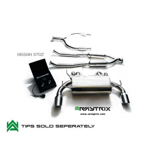 Exhaust System Armytrix NIZ37 cat-back NISSAN 370Z Z34 3.7L Exhaust Armytrix Armytrix  by https://www.track-frame.com 