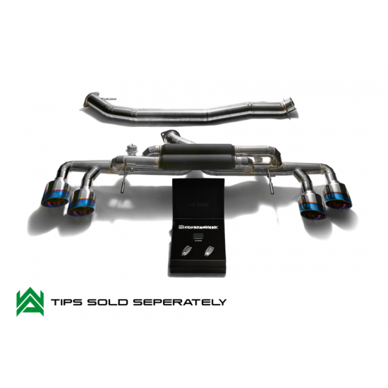 Exhaust System Armytrix NI35T cat-back NISSAN GT-R R35 3.8L Exhaust Armytrix Armytrix  by https://www.track-frame.com 