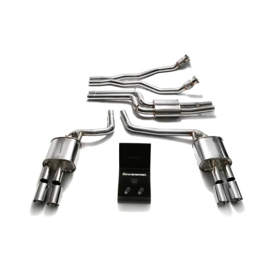 Sistemi di scarico Armytrix AU95S cat-back AUDI S5 B9 3.0 Exhaust Armytrix Armytrix  by https://www.track-frame.com 