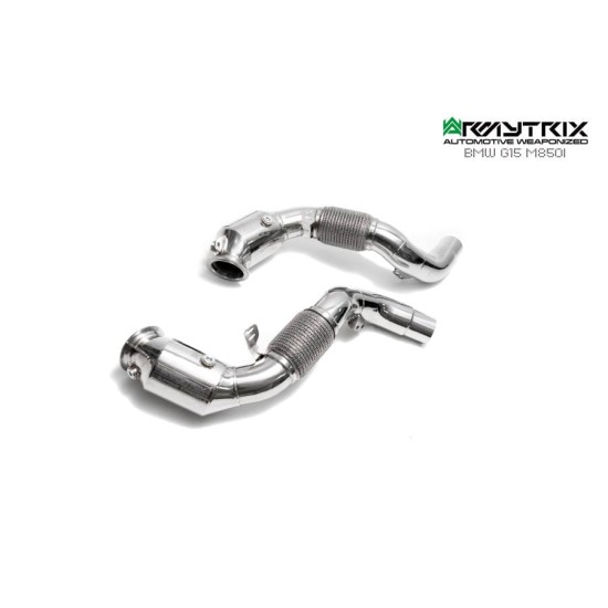 Sistemi di scarico Armytrix BMM85-CD sportcat BMW 8 SERIES G15 Exhaust Armytrix Armytrix  by https://www.track-frame.com 