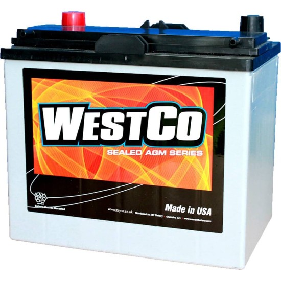 Battery 12V31M Westco MX-5 MX5 Car 12V (To Replace Panasonic) S46A24L Westco Westco  by https://www.track-frame.com 