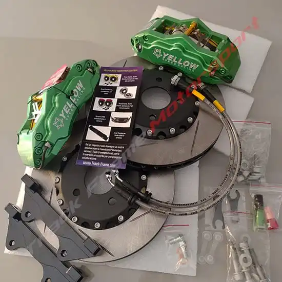 Rear Big Brake System WHITOUT HANDBRAKE Suzuki Swift ALL Version 286x22 4 POT Yellow Speed Brake Yellow Speed Racing  by https://www.track-frame.com 