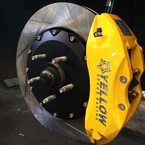 BBK 4POT 286m x 26mm Alfa Romeo 147  01-10 147 all models (excluding GTA); P.C.D 5 * 98mm YS02-AF-01D-001 Yellow Speed Brake Yellow Speed Racing  by https://www.track-frame.com 