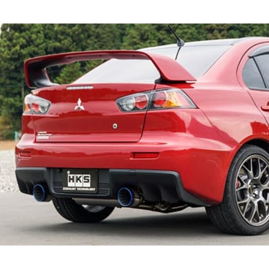 Sistema di Scarico HKS Super Turbo Muffler 31029-AM004 Mitsubishi Evo X CZ4A CBA Super Turbo Muffler HKS  by https://www.track-frame.com 