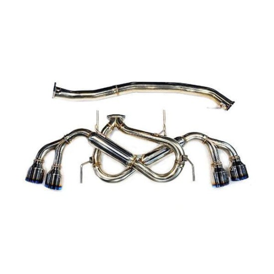 Exhaust System HKS Legamax 31021-KN001 Nissan GT-R R35 VR38DETT Legamax HKS  by https://www.track-frame.com 