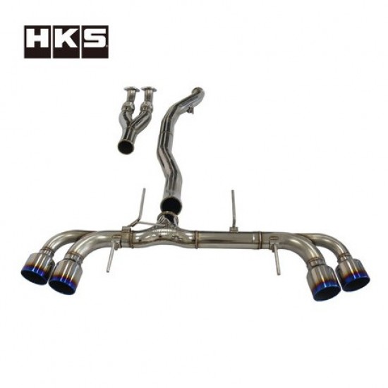 Exhaust System HKS Racing Muffler 31008-KN001 Nissan GT-R R35 VR38DETT Racing Muffler HKS  by https://www.track-frame.com 