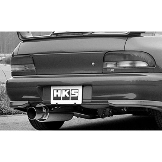 Exhaust System HKS Silent Hi-Power 31019-AF022 Subaru Impreza GC8 EJ20 Silent Hi-Power HKS  by https://www.track-frame.com 