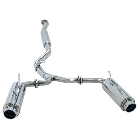 Exhaust System HKS Silent Hi-Power 31019-AF026 Subaru Impreza GRF GRB EJ25 EJ20 Silent Hi-Power HKS  by https://www.track-frame.com 