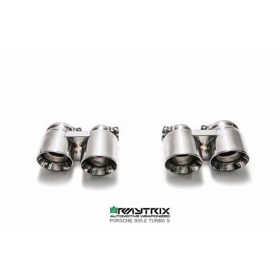 Exhaust System Armytrix QS34C tips PORSCHE 911 997 MK1 Exhaust Armytrix Armytrix  by https://www.track-frame.com 