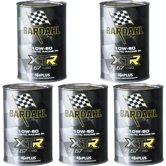 Engine Oil  BARDAHL XTR RACING 39,67 10W60 5L XTR Bardahl  by https://www.track-frame.com 