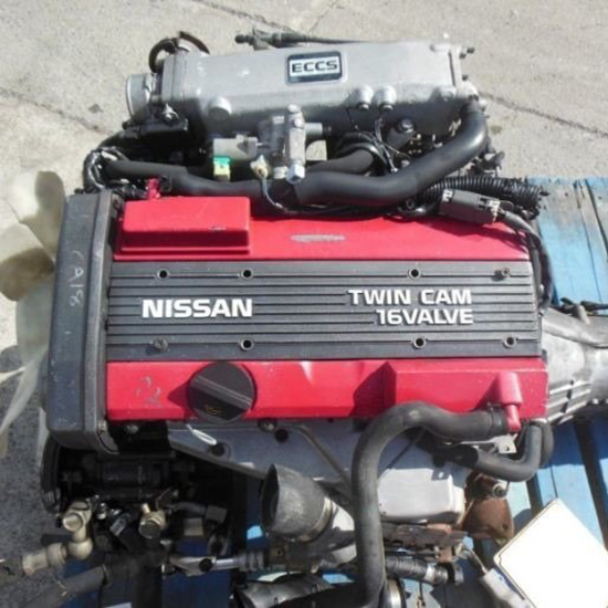 Complete Engine + Gearbox Nissan S13 CA18DET 62443km Warranty Included CA18DET   by https://www.track-frame.com 