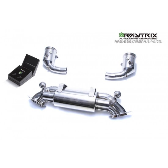 Exhaust System Armytrix P92CS-CD turboback-sportcat PORSCHE 911 992 3.0L Exhaust Armytrix Armytrix  by https://www.track-frame.com 