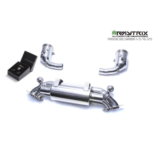 Exhaust System Armytrix P92CS-DD turboback-downpipe PORSCHE 911 992 3.0L Exhaust Armytrix Armytrix  by https://www.track-frame.com 