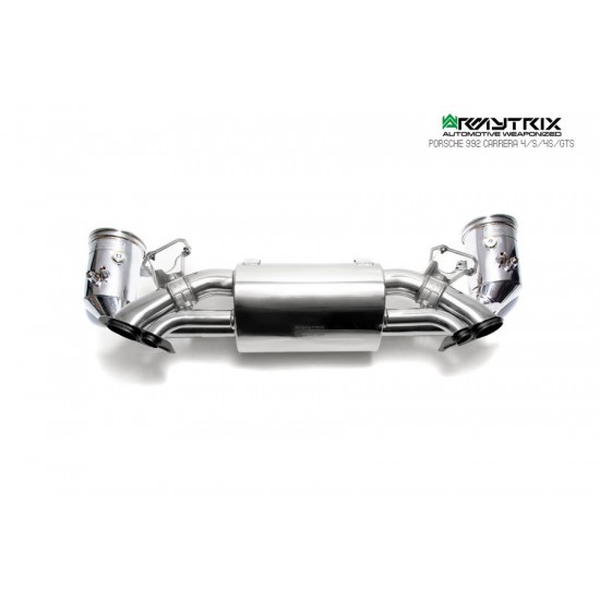 Exhaust System Armytrix P92CS-CD-E turboback-sportcat-oe-valves PORSCHE 911 992 3.0L Exhaust Armytrix Armytrix  by https://www.track-frame.com 