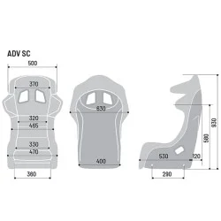 Sedile Sparco ADV Sc carbonio
