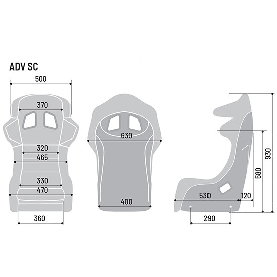 Seat Sparco ADV Sc Carbon ADV SC Sparco  by https://www.track-frame.com 