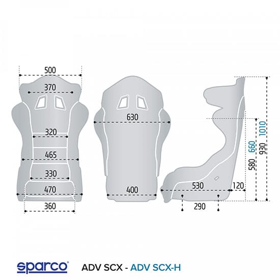 Sedile Sparco ADV-SCX-H carbonio ADV SCX-H Sparco  by https://www.track-frame.com 