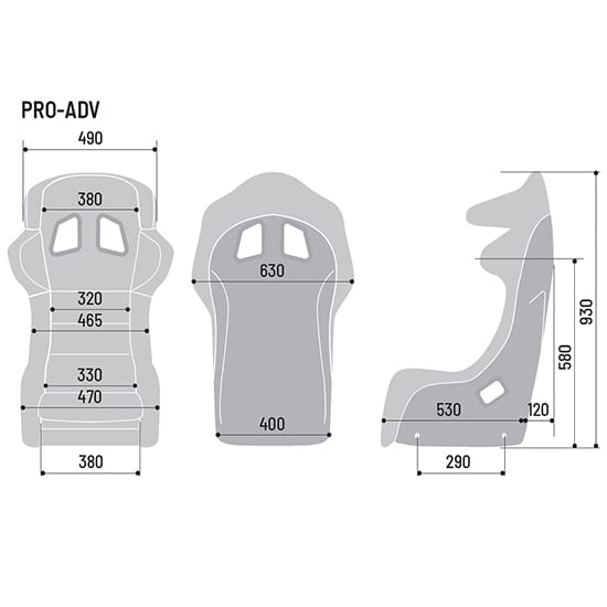 Seat Sparco Pro ADV carbon PRO ADV Sparco  by https://www.track-frame.com 