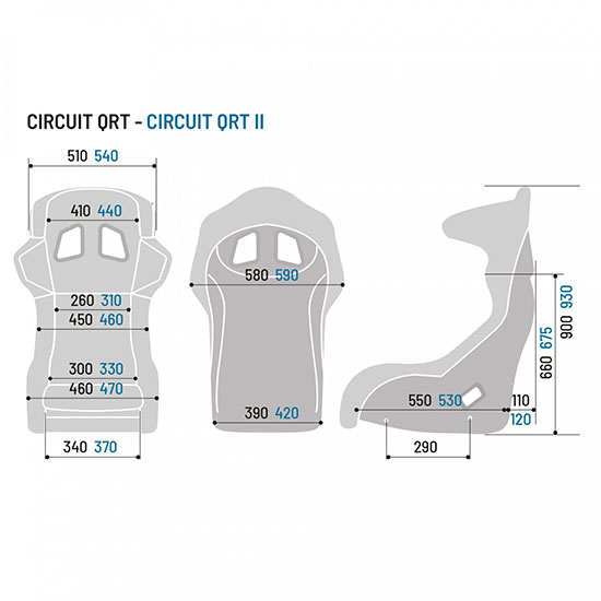 Sedile Sparco Circuit QRT Circuit QRT Sparco  by https://www.track-frame.com 
