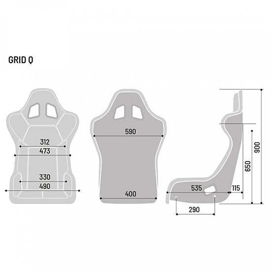 Seat Sparco Grid Q QRT Grid Q QRT Sparco  by https://www.track-frame.com 
