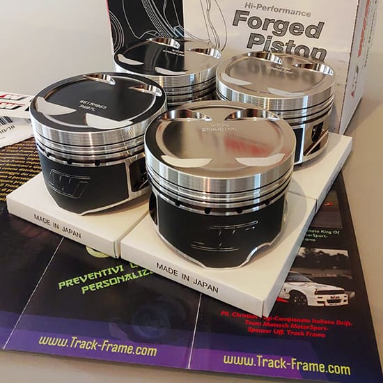 Pistons Kit Wiseco Nissan CA18DET 83,00mm WK630M83 Wiseco Forged Wiseco  by https://www.track-frame.com 