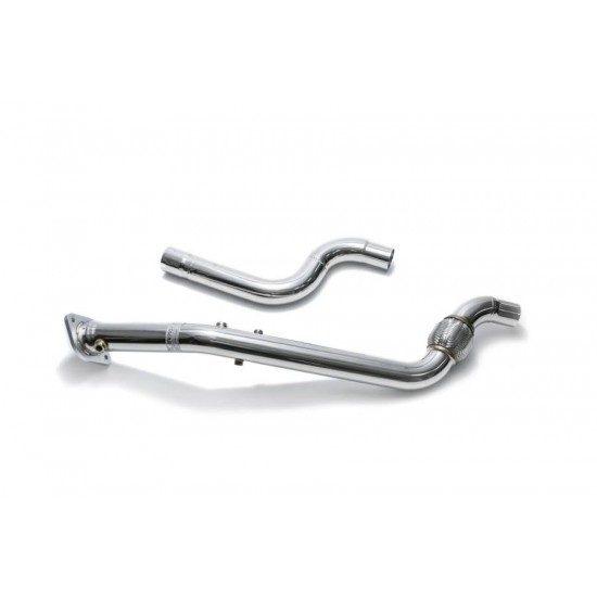 Exhaust System Armytrix FDM6Q-DDC ceramic-coated-downpipe FORD MUSTANG GT MK6 Exhaust Armytrix Armytrix  by https://www.track-frame.com 