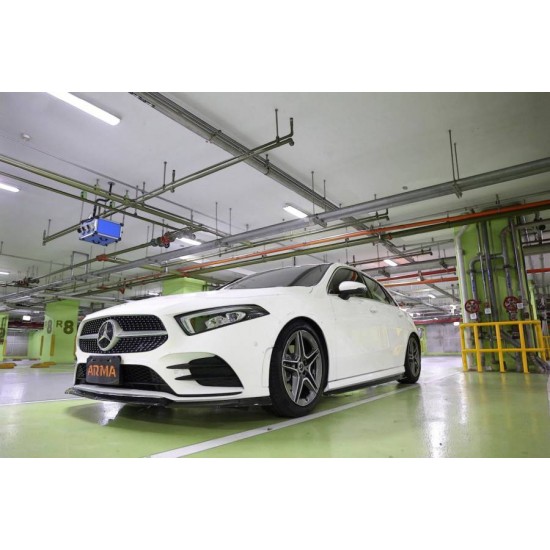 Armaspeed 1CCBZ21F17-GLOSS Carbon Front Lip MERCEDES-BENZ A-CLASS W177 A250 Carbon Front Lip Armaspeed Armaspeed  by https://www.track-frame.com 