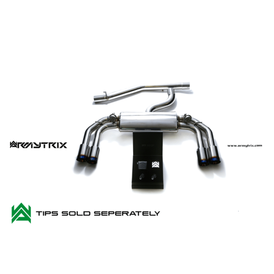 Exhaust System Armytrix VWG7R cat-back VW GOLF MK7 2.0 Exhaust Armytrix Armytrix  by https://www.track-frame.com 