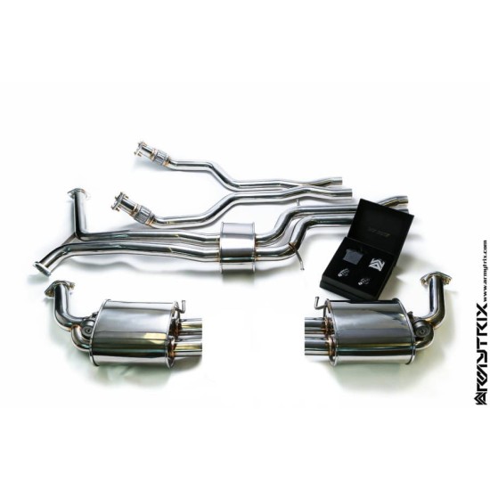 Sistemi di scarico Armytrix AUC7T cat-back AUDI A6 C7 3.0 - AUDI A7 C7 3.0 Exhaust Armytrix Armytrix  by https://www.track-frame.com 