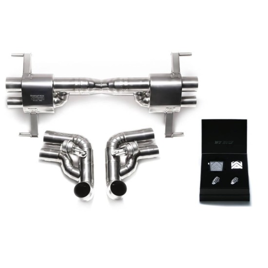 Exhaust System Armytrix AUR12-C cat-back-facelift AUDI R8 42 5.2 Exhaust Armytrix Armytrix  by https://www.track-frame.com 