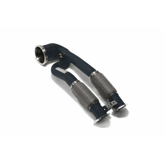 Exhaust System Armytrix AU8VR-ADDC ceramic-coated-downpipe AUDI RS3 8V 2.5 Exhaust Armytrix Armytrix  by https://www.track-frame.com 