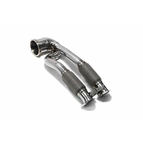 Exhaust System Armytrix AU8VR-ADD downpipe AUDI RS3 8V 2.5 Exhaust Armytrix Armytrix  by https://www.track-frame.com 