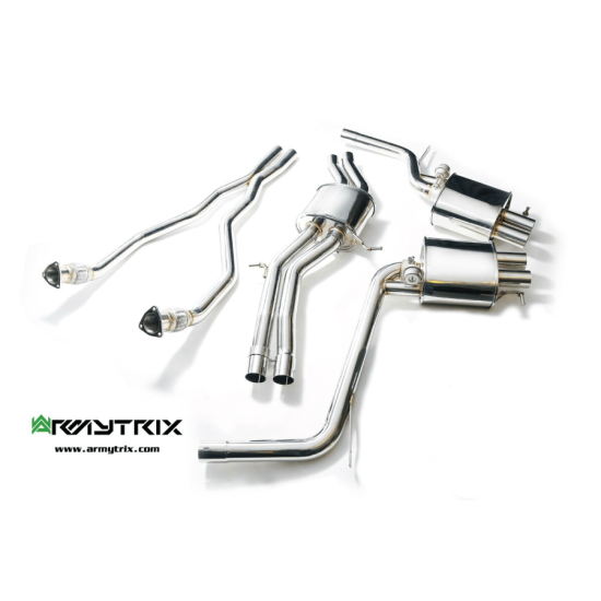 Exhaust System Armytrix AUB8R-4 cat-back AUDI RS4 B8 4.2 Exhaust Armytrix Armytrix  by https://www.track-frame.com 