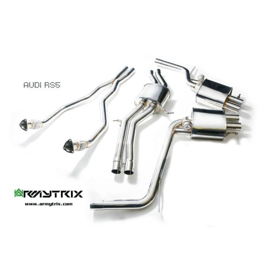 Exhaust System Armytrix AUB8R-5 cat-back AUDI RS5 B8 4.2 Exhaust Armytrix Armytrix  by https://www.track-frame.com 