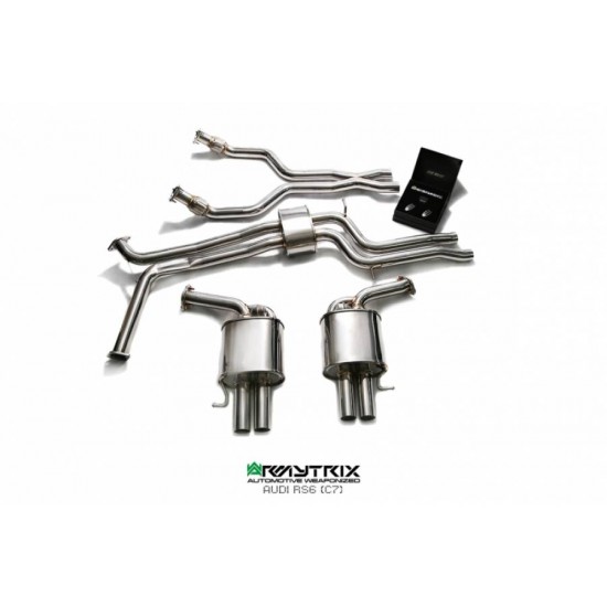 Exhaust System Armytrix AUC7R-C cat-back AUDI S6 C7 4.0 - AUDI RS6 C7 4.0 - AUDI S7 C7 4.0 - AUDI RS7 C7 4.0 Exhaust Armytrix Armytrix  by https://www.track-frame.com 