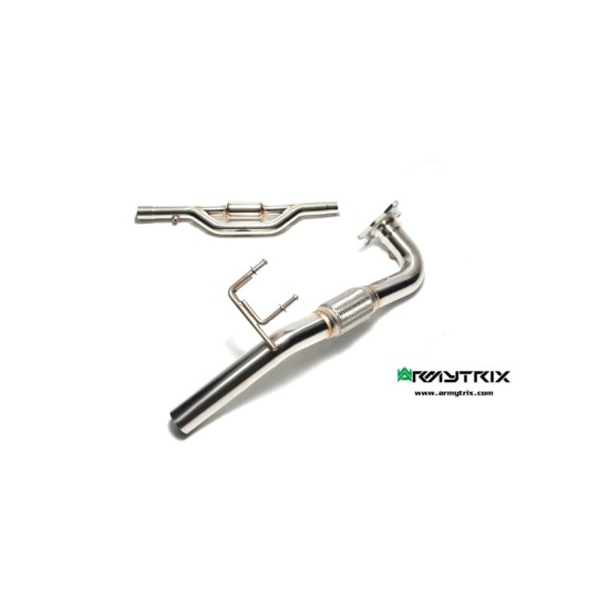 Sistemi di scarico Armytrix AU8JT-DD downpipe AUDI TT 8J 1.8-2.0 - AUDI TTS 8J 2.0 Exhaust Armytrix Armytrix  by https://www.track-frame.com 