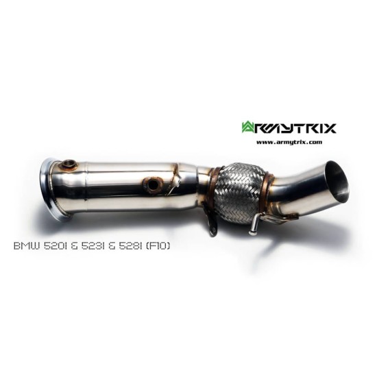 Sistemi di scarico Armytrix BMF12-DD downpipe BMW 5 SERIES F10 Exhaust Armytrix Armytrix  by https://www.track-frame.com 