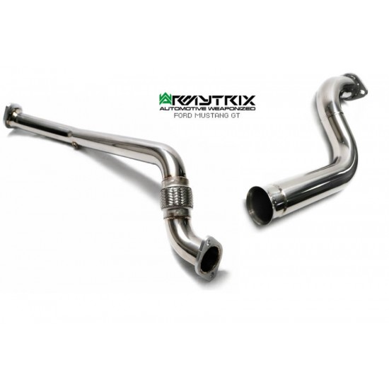 Sistemi di scarico Armytrix FDM65-DDC ceramic-coated-downpipe FORD MUSTANG GT MK6 Exhaust Armytrix Armytrix  by https://www.track-frame.com 