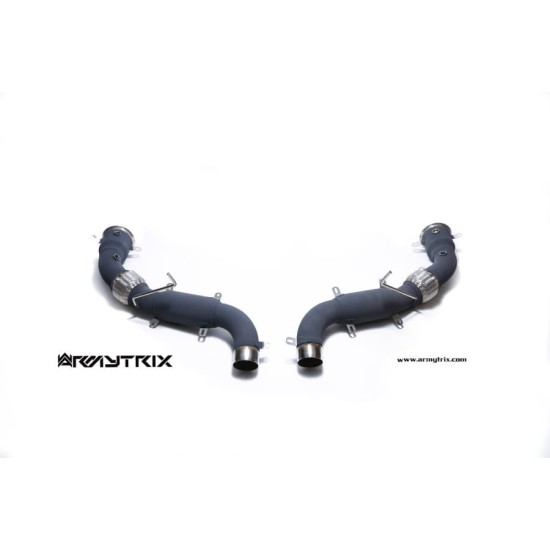 Sistemi di scarico Armytrix MCMP4-DDC ceramic-coated-downpipe MCLAREN MP4-12C MP4-12C 3.8L - MCLAREN 650S 650S 3.8L - MCLAREN 540C 540C 3.8L - MCLAREN 570GT 570GT 3.8L - MCLAREN 570S 570S 3.8L - MCLAREN 600LT 600LT 3.8L - MCLAREN 675LT 675LT 3.8L Exhaust 